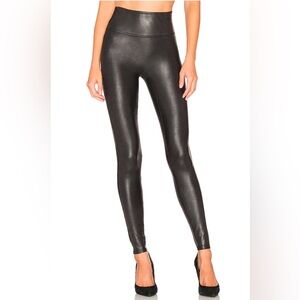 Spanx Faux Leather Leggings in Black